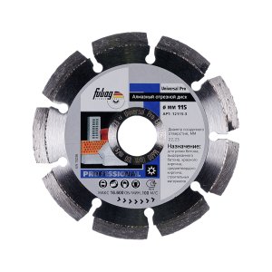 Алмазный отрезной диск FUBAG Universal Pro D115 мм/ 22.2 мм в Костроме фото