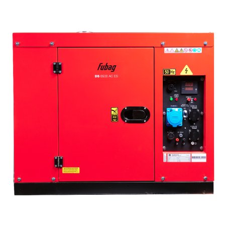 Дизельный генератор FUBAG DS 6500 AC ES с электростартером и коннектором автоматики (кожух) в Костроме фото