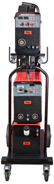 Сварочный полуавтомат INMIG 500T DW SYN + Подающий механизм DRIVE INMIG DW SYN + Шланг-пакет 5 м + Горелка FB 500 3 м + Блок жидкостного охлаждения + Тележка в Костроме фото