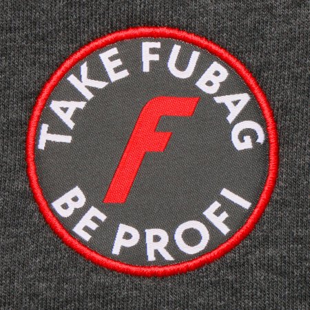 Серо-красная толстовка Fubag с капюшоном  размер M в Костроме фото