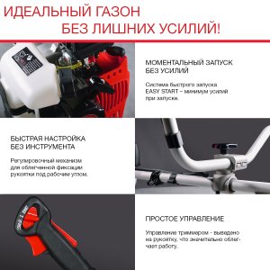 FUBAG Бензиновый триммер FPT 33 + Триммерная леска сечение витой квадрат L 130 м * 2.4 мм в ПОДАРОК в Костроме фото