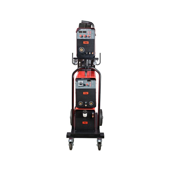 Полуавтомат сварочный FUBAG INMIG 500T DW SYN + подающий механизм DRIVE INMIG DW SYN + шланг-пакет 5 метров 70 мм2 14 pol с жидкостным охлаждением для INMIG 500T DW SYN + горелка FB 500 3m + блок жидкостного охлаждения Cool 70 + тележка для аппаратов в Костроме фото