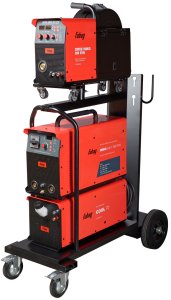 Сварочный полуавтомат INMIG 500T DW SYN + Подающий механизм DRIVE INMIG DW SYN + Шланг-пакет 5 м + Горелка FB 500 3 м + Блок жидкостного охлаждения + Тележка в Костроме фото