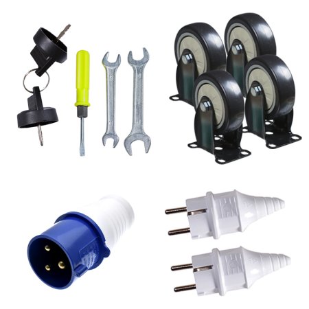 Дизельный генератор FUBAG DS 6500 AC ES с электростартером и коннектором автоматики (кожух) в Костроме фото