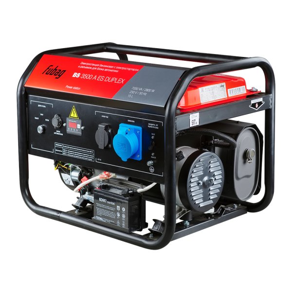 Бензиновый генератор FUBAG BS 3500 A ES DUPLEX в Костроме фото